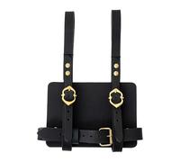 Lord of Battles Adventurer's Book or Diary Holder Handcrafted from Genuine Leather 13x18cm (Black)