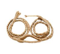 Lord of Battles Balearic Roman Greek Sling Handcrafted Braided Cords Throwing Slingshot for Historical Reenactments (Jute Sling)