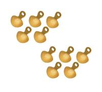 Lord of Battles Classic Late Medieval Buttons Solid Buttons Perfect for Leather Craft, Clothes, Bags, Jackets, Coats, Boots - Set of 5 (Brass - Set of 10)