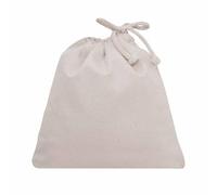 Lord of Battles Ecru Drawstring Pouch Handcrafted Sturdy Canvas Cotton Bag Braided Strings Historical Reenactments LARP Outfits Medieval Accessory, Ecru