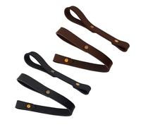Lord of Battles Genuine Leather Calvary Saber Frog Belt Holder, 4Pcs Set (Black & Brown) for Secure, Stylish Sword Carrying - Perfect for Military, Historical Reenactments, and Collectors