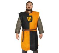Lord of Battles Heraldic Surcoat Tabard Medieval Tunic with Scottish Rampant Lion Design Perfect for Reenactments, Ren Fairs, LARP - Adults
