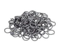 Lord of Battles Loose Rings High Tensile Wire Butted Round Rings Chainmail Armor for Historical Re-enactments LARP Medieval Natural Finish- 9mm 16gauge