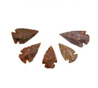 Lord of Battles Medieval Flint Arrowhead (1"-10" Size) | Crystal and Healing Stone Flint Rock Arrow Heads for DIY Project Craft Point Jewelry Making