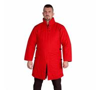 Lord of Battles Medieval Gambeson Real Padded Armor Quilted Gambeson Thick Padded Coat Full Sleeves Gambeson Canvas Cotton with Three Layers of Padding