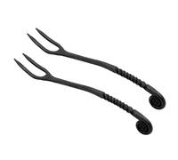 Lord Of Battles Medieval Iron Pot Fork - 10 Inch-Long Viking Tavern Style Cutlery for Recreation, Camping, Dining Hall Eating, Feasting (Set of 2)