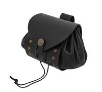 Lord of Battles Medieval Leather Belt Pouch - Genuine Waist Bag for LARP, Renaissance, Viking, SCA, Fantasy, Cosplay, Ren Faires & Halloween Costumes