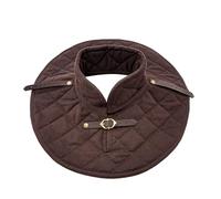 Lord of Battles Medieval Padded Collar Chain Mail Protector Renaissance Cotton Padded Gorget Armor Costume, Brown, Default