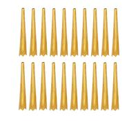 Lord of Battles Medieval Pure Solid Brass Aiglets Set of 10 Ideal Lace Tips Replacement for Medieval Clothes and Gambesons