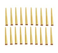 Lord of Battles Medieval Pure Solid Brass Aiglets Set of 10 to 20 Ideal Lace Tips Replacement for Medieval Clothes and Gambesons (Classic Solid Brass Aiglets 3.6 cm - 20 Pcs)