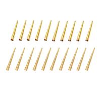Lord of Battles Medieval Pure Solid Brass Aiglets Set of 10 to 20 Ideal Lace Tips Replacement for Medieval Clothes and Gambesons (Classic Solid Brass Aiglets 3.8 Cm - 20 Pcs)