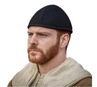 Lord of Battles Medieval Quilted Handmade Cotton Padded Arming Cap Armor Protection Chainmail, L