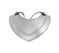 Lord of Battles Medieval Steel Gorget 16 Gauge, 18 Gauge Functional Steel Plate Knight Armor Neck Protector for Historical Reenactments