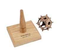 Lord of Battles Roman Bronze Dodecahedron | Lost-Wax Cast Ancient Artifact Replica | Mysterious Roman Relic for Collectors & History Lovers - 82 Grams (Dodecahrdron W/Stand (Solid Bronze Antique))