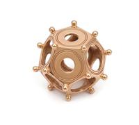 Lord of Battles Roman Bronze Dodecahedron | Replica of an Ancient Lost Wax Cast Artifact | Mysterious Roman Relic for Collectors and History Lovers - 82 Grams