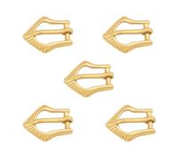 Lord of Battles Solid Brass Belt Buckles, Historical Medieval Buckle Hardware for DIY Leather Belts, Bags, & Leathercraft, Brass, Default