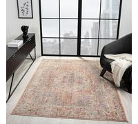 Lord of Rugs Alia Rug - Traditional Abstract Design, Soft Touch, 24 Unique Turkish Craftsmanship Styles 524AR Grey Rose, Medium 120x170 cm (4'x5'6")