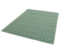 Lord of Rugs Geometric Ethnic Handmade Flatweave Cotton Wool Bedroom Living Room Rug Carpet Small 100x150 cm (3ft 3in x 4ft 11in) Green