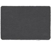 Lord of Rugs Machine Washable Sense Plain Rug Soft Door Mat for Kitchen, Nursery Home Entrance Doorway, Entryway, Hallway Indoor Dirt Trapper Non-Slip Floor Mat Charcoal, 50 x 75 cm (2'x2'5")