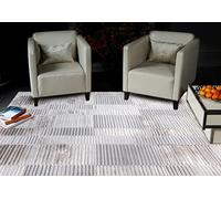 Lord of Rugs Modern Abstract Living Room Rug Silky Shiny Shimmer Effect Luxury Marble Design Carpet Dining Bedroom Area Rug AU14 Ripple Yellow Gold Small 80x150 cm (2'6"x5')