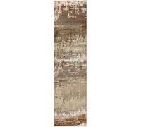 Lord of Rugs Modern Abstract Shiny Rug Silky Soft High-Shine Carpet for Living Room, Bedroom & Dining Luxury Marble Effect Area Rug AU01 Dune Yellow Gold, Runner 66 x 240 cm (2'3"x7'10")