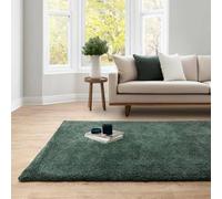 Lord of Rugs Modern Shaggy Rug Ultra Soft, Cozy, Plush, Densely Woven High Pile Carpet for Living Room & Bedroom Atlas Area Rug Emerald Green, Small 80 x 150 cm (2'6"x5')