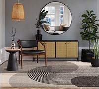 Lord of Rugs Muse Rug for Living Room Bedroom Dining Room Home Geometric Retro Style Soft Area Short Pile Rug MU14 Grey Retro Large 160x230 cm (5'3"x7'7")