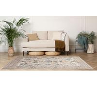 Lord of Rugs Nova Traditional Rug for Living Room Bedroom Classic Carpet Quality Soft Vintage Floral Medallion Patterns Area Rug Lillian Cream Large 160x230 cm (5'3"x7'7")