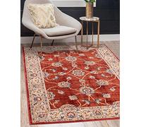 Lord of Rugs Traditional Orient 5929 Rug Living Room Bedroom Bordered Classic Rug Terracotta Halway Runner 66x240 cm (2'5''x8')