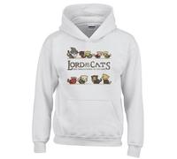 Lord of The Cats Hoodie Sports White Size M