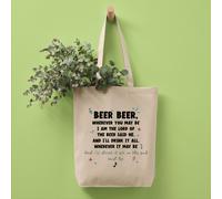 Lord of the Dance Teacher Tote Bag The Alphabet Gift Shop Cream One Size