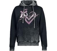 Lord Of The Lost Retro Heart Hoodie grey M