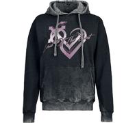 Lord Of The Lost Retro Heart Hoodie grey S
