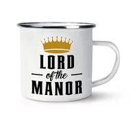 Lord of The Manor Crown Enamel Mug Cup