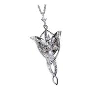 Lord Of The Rings Arwen Evenstar Pendant by Noble Collection in Silver NN9837