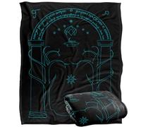 Lord Of The Rings Doors Of Durin Silky Touch Super Soft Throw Blanket 152 X 127 Cm