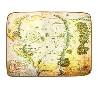 NORTHWEST Lord of The Rings Full Middle Earth Map Design Plush Throw Blanket 46' x 60'