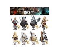 Lord Of The Rings Hobbit Fit Lego Mini Figures Super Hero Toys Gandalf Saruman Orcs Sauron