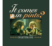 Lord Of The Rings It Comes In Pints Hoodie - Green - XXL