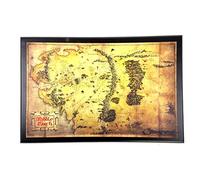 Official The Hobbit 16 x 12 Inch Map of Middle Earth Collectable Print