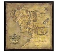 Lord of the Rings Middle Earth Map Puzzle 1000 pcs Noble Collections