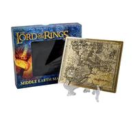 Lord of the Rings Middle Earth Metal Map - Detailed Wall Art for Home or Office Decor - For LOTR Fans & Collectors