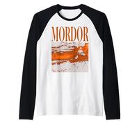 Lord of The Rings Mordor Mount Doom Raglan Baseball Tee