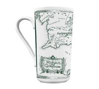 Pyramid International The Lord of The Rings Grande Mug - 'White Map' Minimalist Fantasy Art Style - 16.7oz / 470ml - One Size