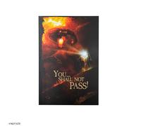 Lord of the Rings Notebook You... Shall not pass! - Polished Quality | Acotis