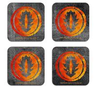 Lord Of The Rings Sauron's Eye Coaster Set