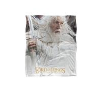 Lord of the Rings The Blanket, 152x127 cm Gandalf Poster Silky Touch Super Soft Throw Blanket in White Lord of the Rings White 152x127 cm