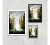 Lord Of The Rings: The Fellowship Of The Ring Giclee Art Print - A4 - Wooden Frame