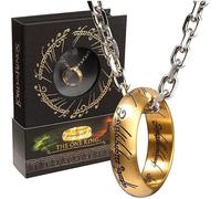 The Noble Collection The Lord of the Rings The One Ring - Anodised Stainless Steel One Ring on 24in (61cm) Chain - Officially Licensed Film Set Movie Props Jewellery Gifts
