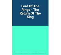 Lord Of The Rings - The Return Of The King